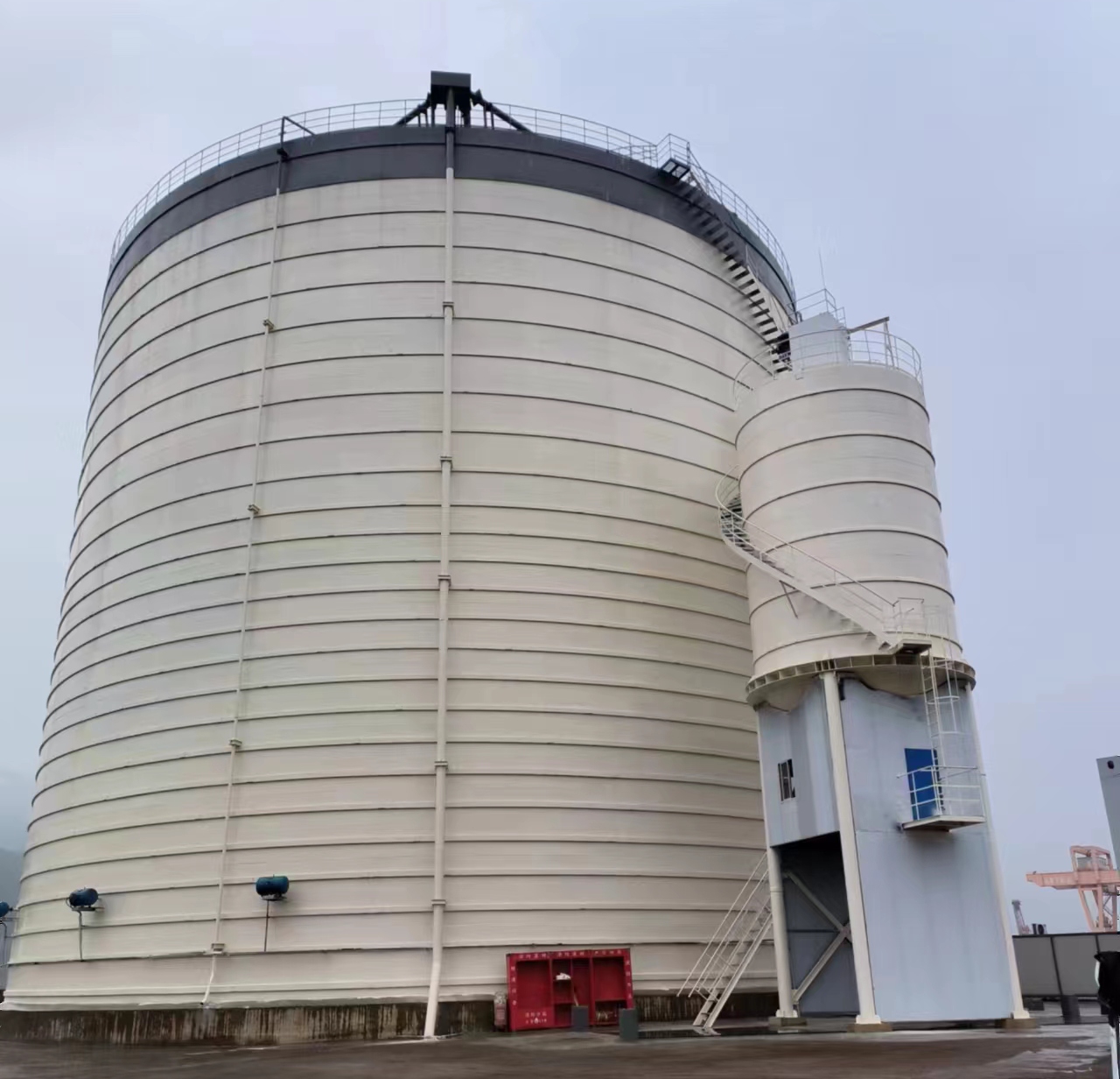 桑植10万吨水泥钢板库