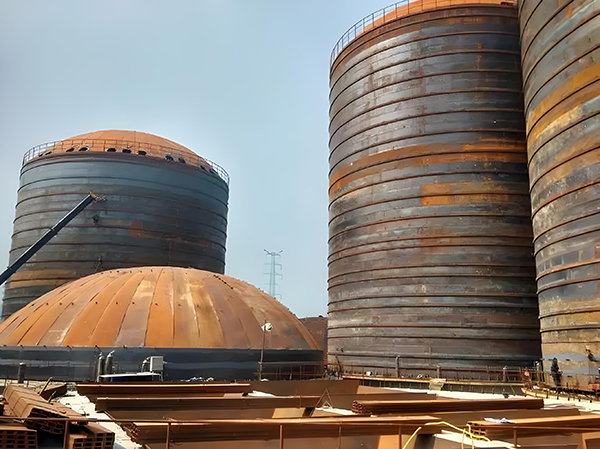 桑植焦粉钢板仓